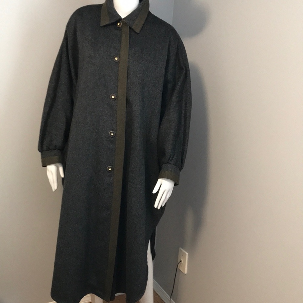 Tyroler Loden doeskin vintage wool coat